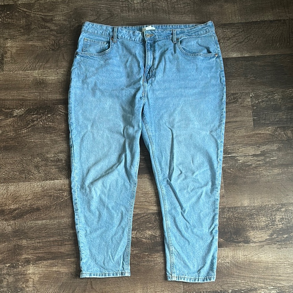 H&M Light Blue Straight Leg Jeans